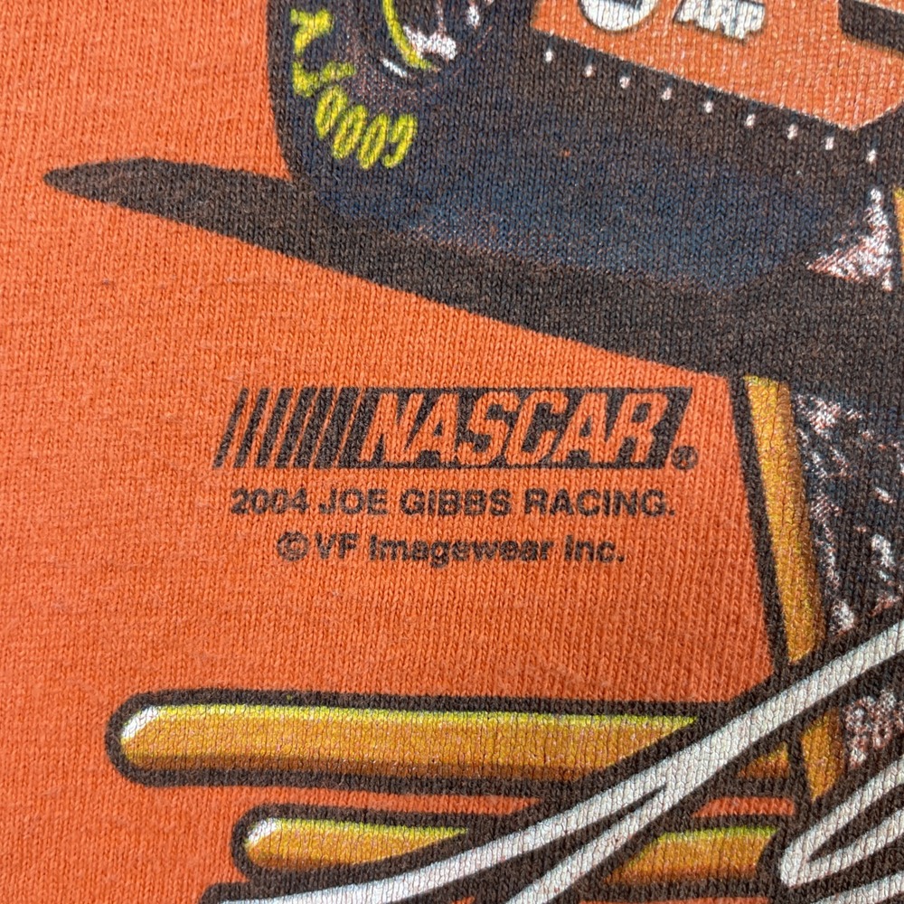Chase Authentics NASCAR Tony Stewart Shirt Men XL Orange Racing Graphic Tee READ - Picture 3 of 16